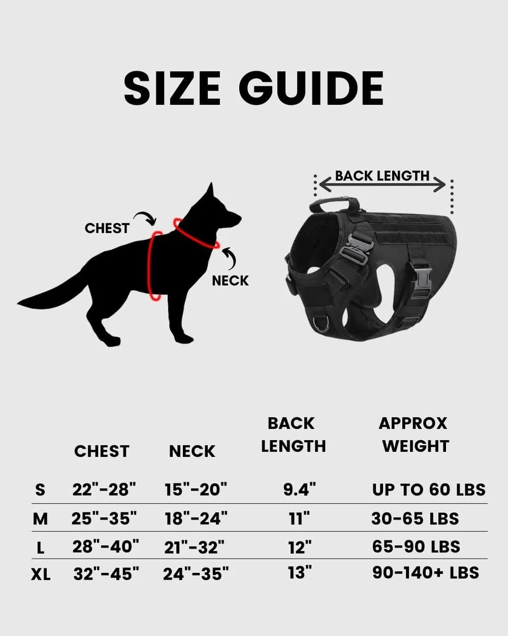 2TACTIC TACTICAL DOG HARNESS