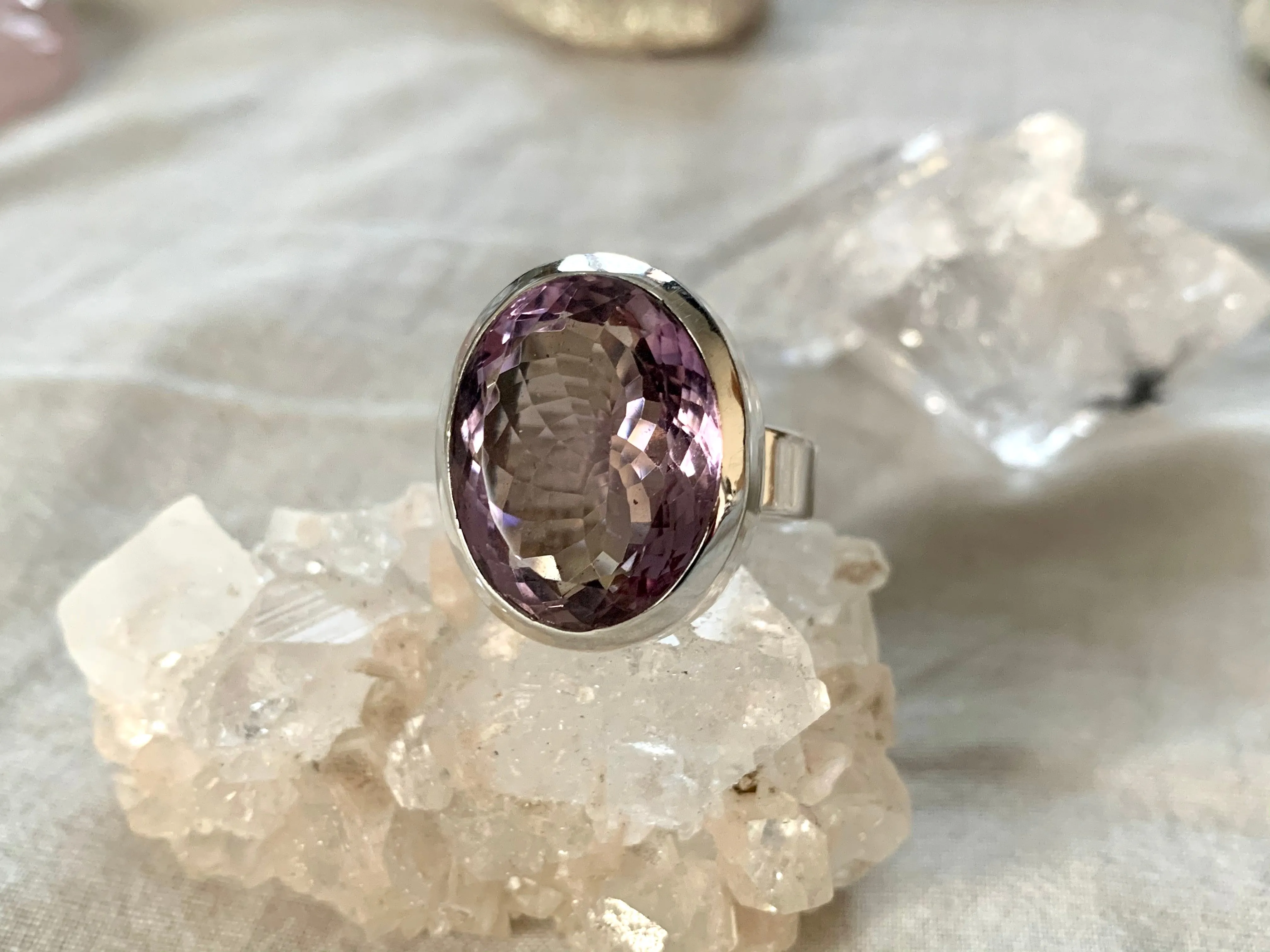 Ametrine Naevia Ring - Oval