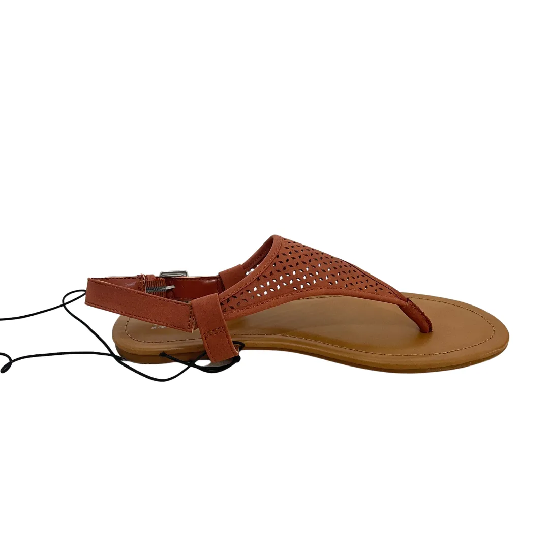 ANA Rust Thong Sandals | Brand New |