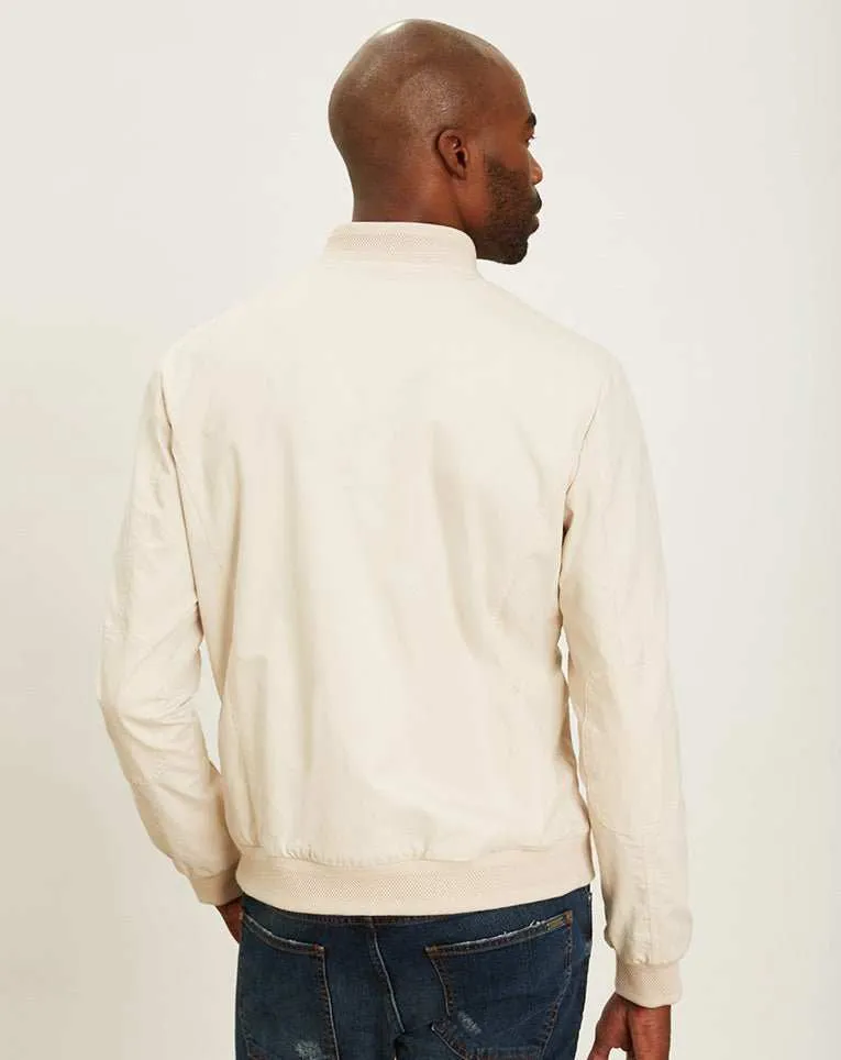 BLOUSON BOMBER LÉGER BEIGE