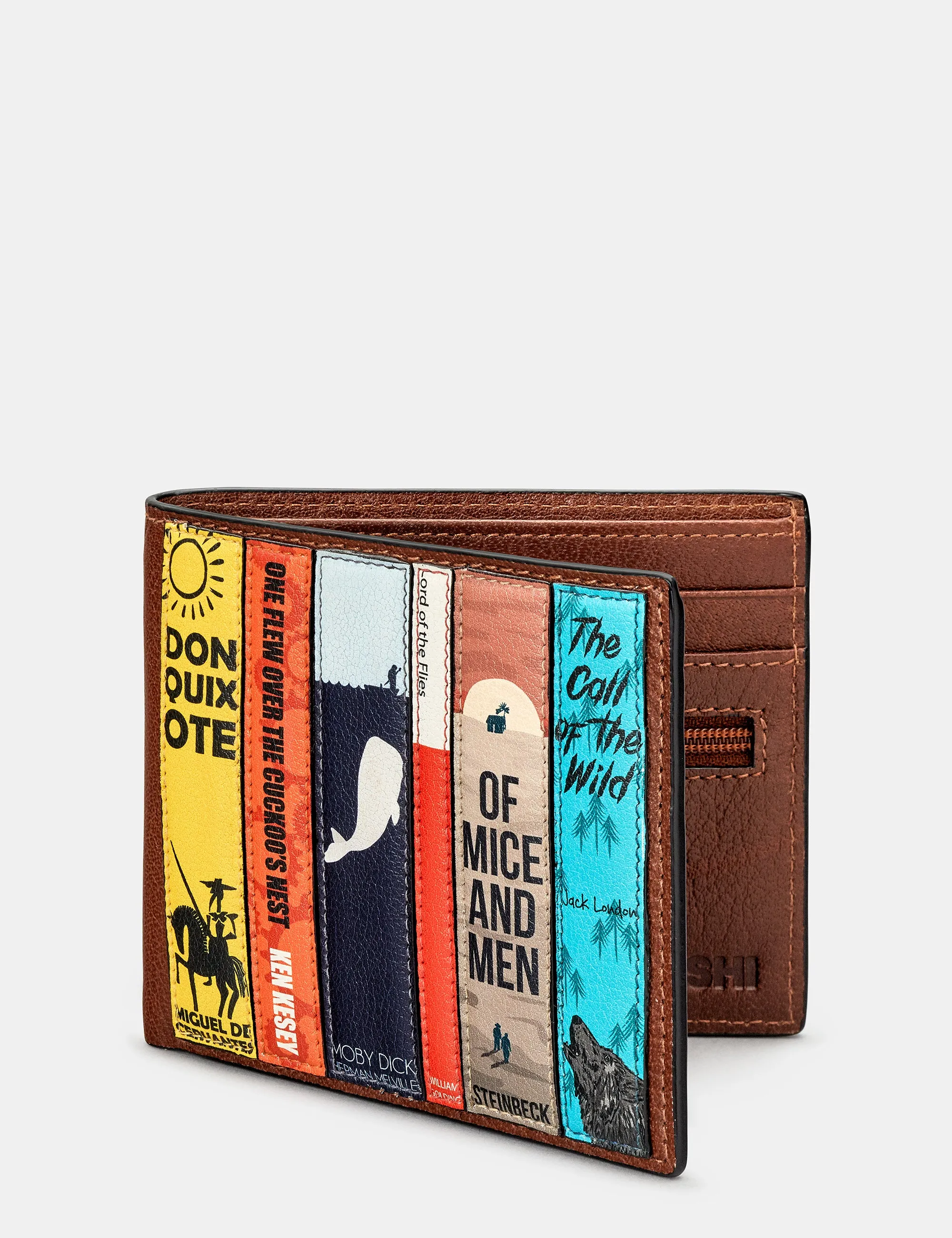 Bookworm Brown Leather Wallet