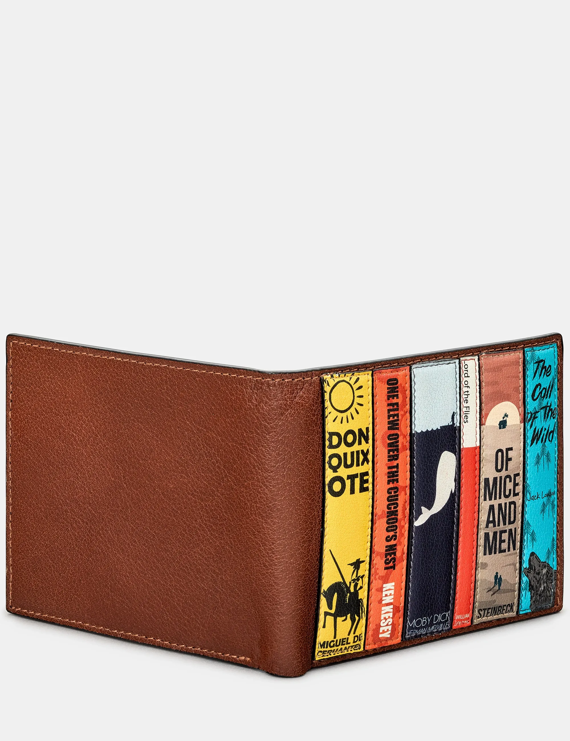 Bookworm Brown Leather Wallet