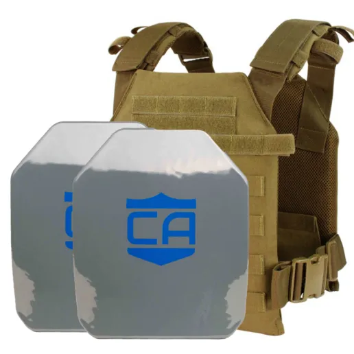 Caliber Armor AR550 Level III  Quick Response Package with PolyShield Spall Coat