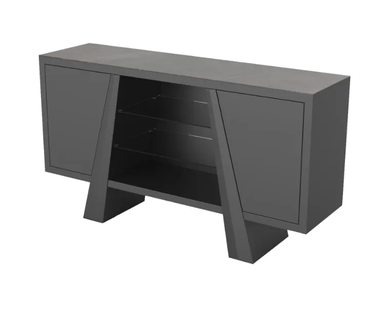 Capri Grey Matte Sideboard