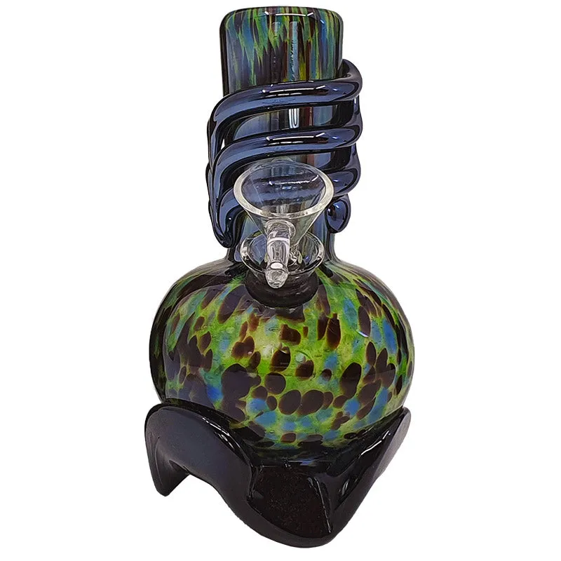 Colour glass bong 15 cm