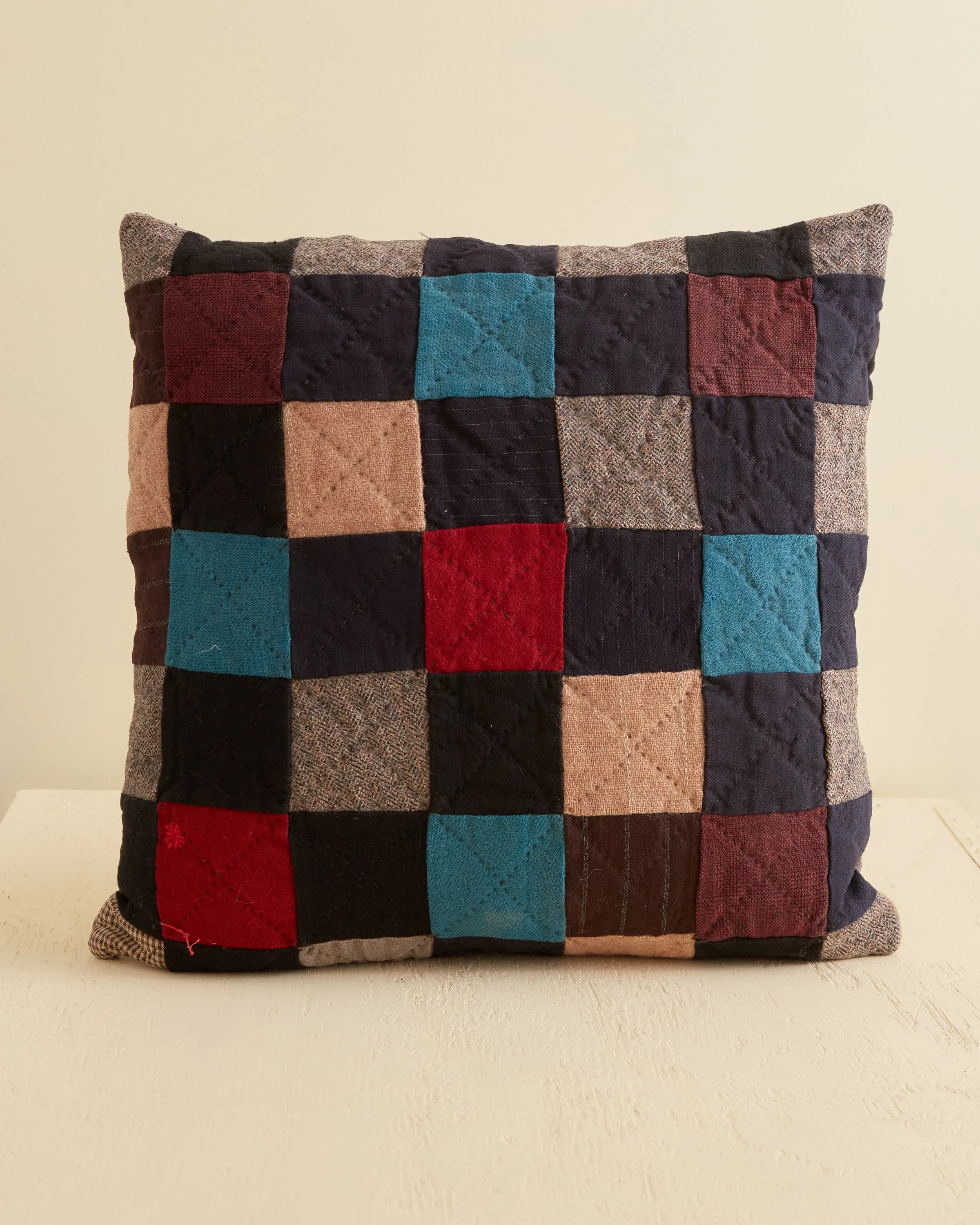 Coral Squares Pillow