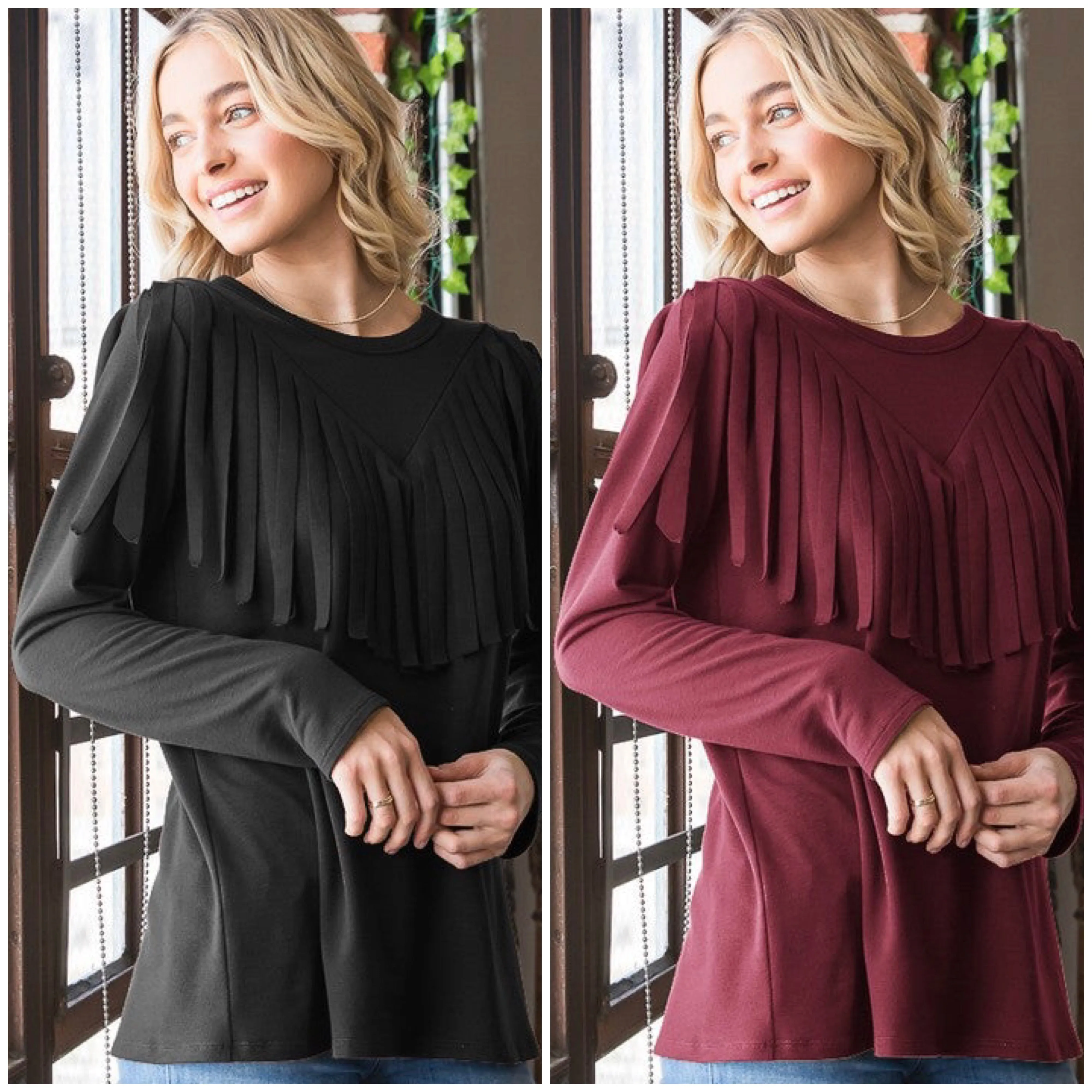 Flair & Fringe Top