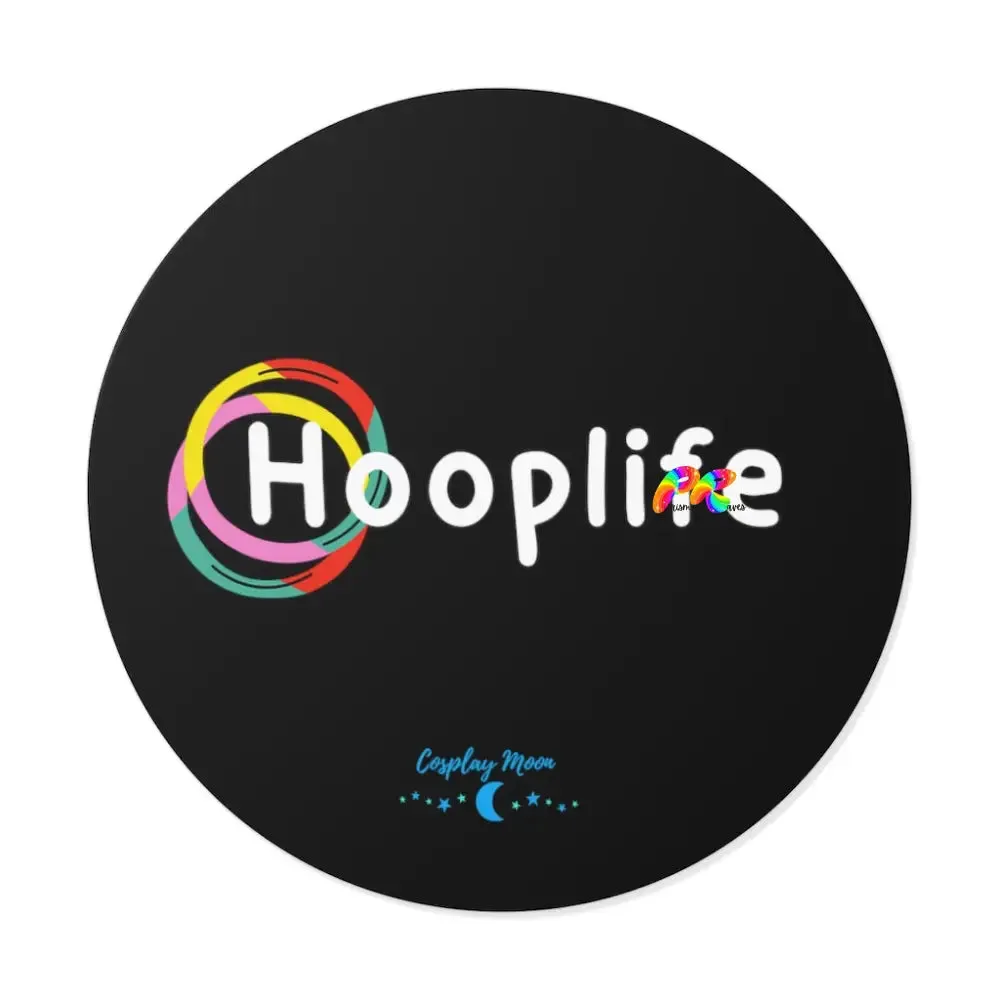 Hooplife Round Vinyl Stickers