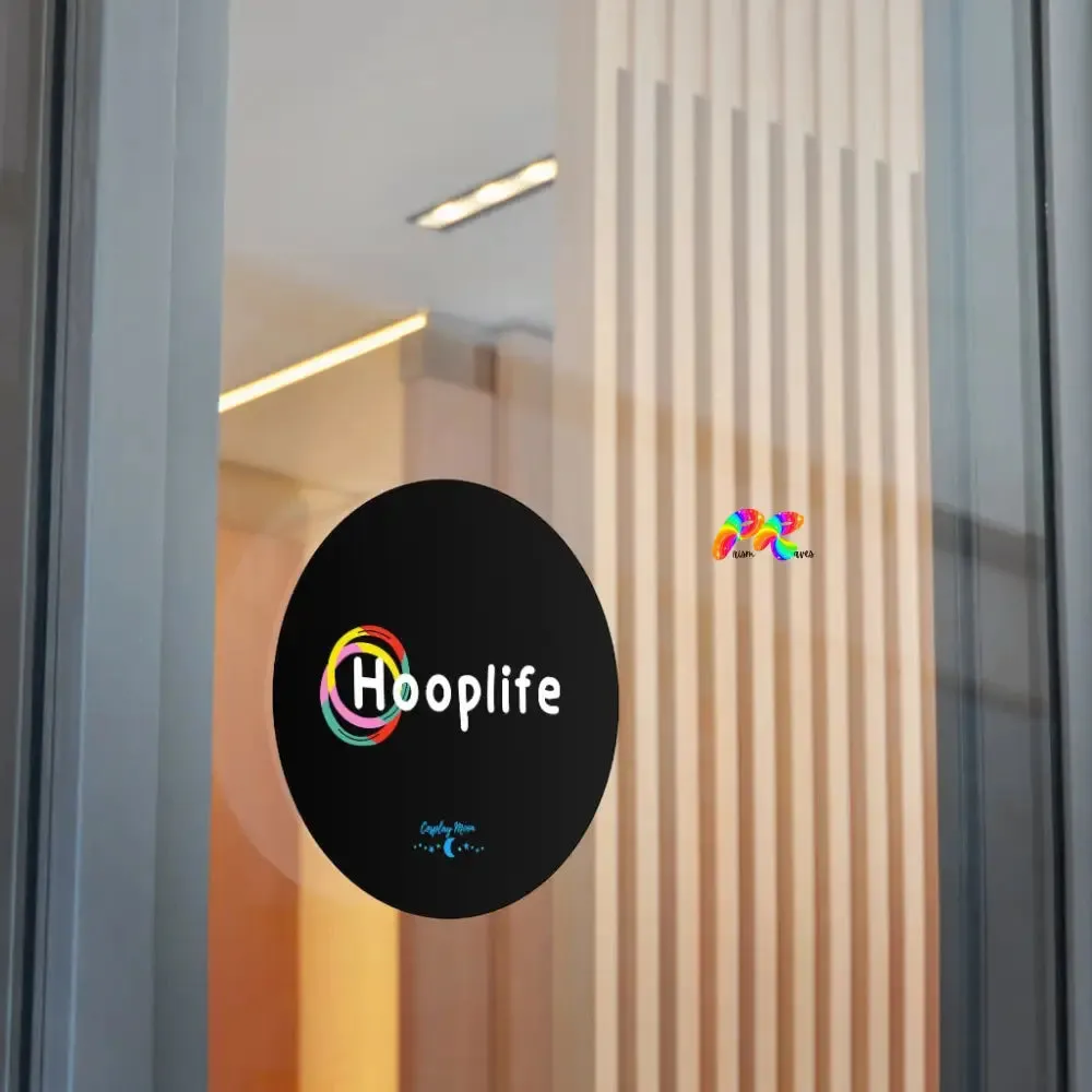 Hooplife Round Vinyl Stickers