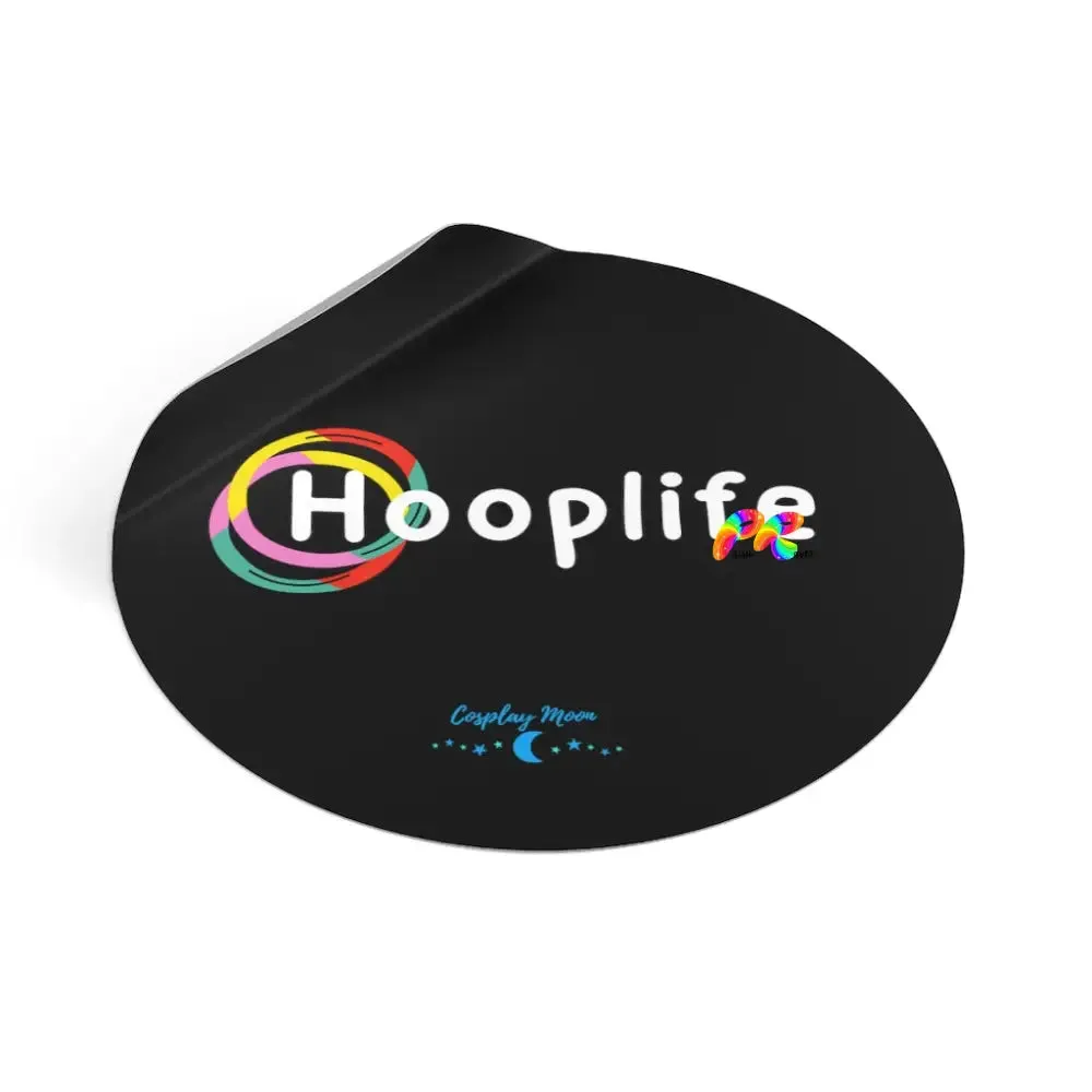 Hooplife Round Vinyl Stickers