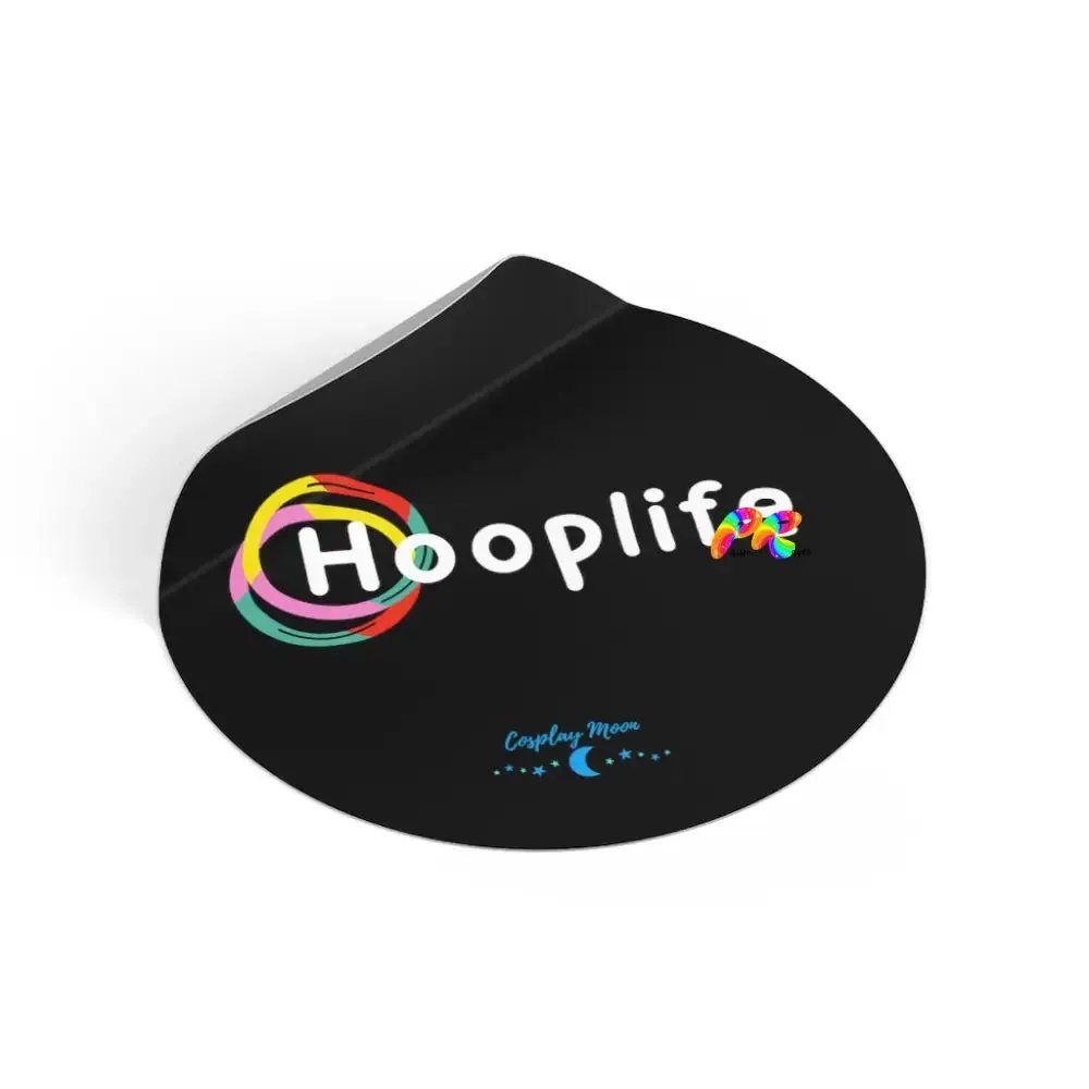 Hooplife Round Vinyl Stickers