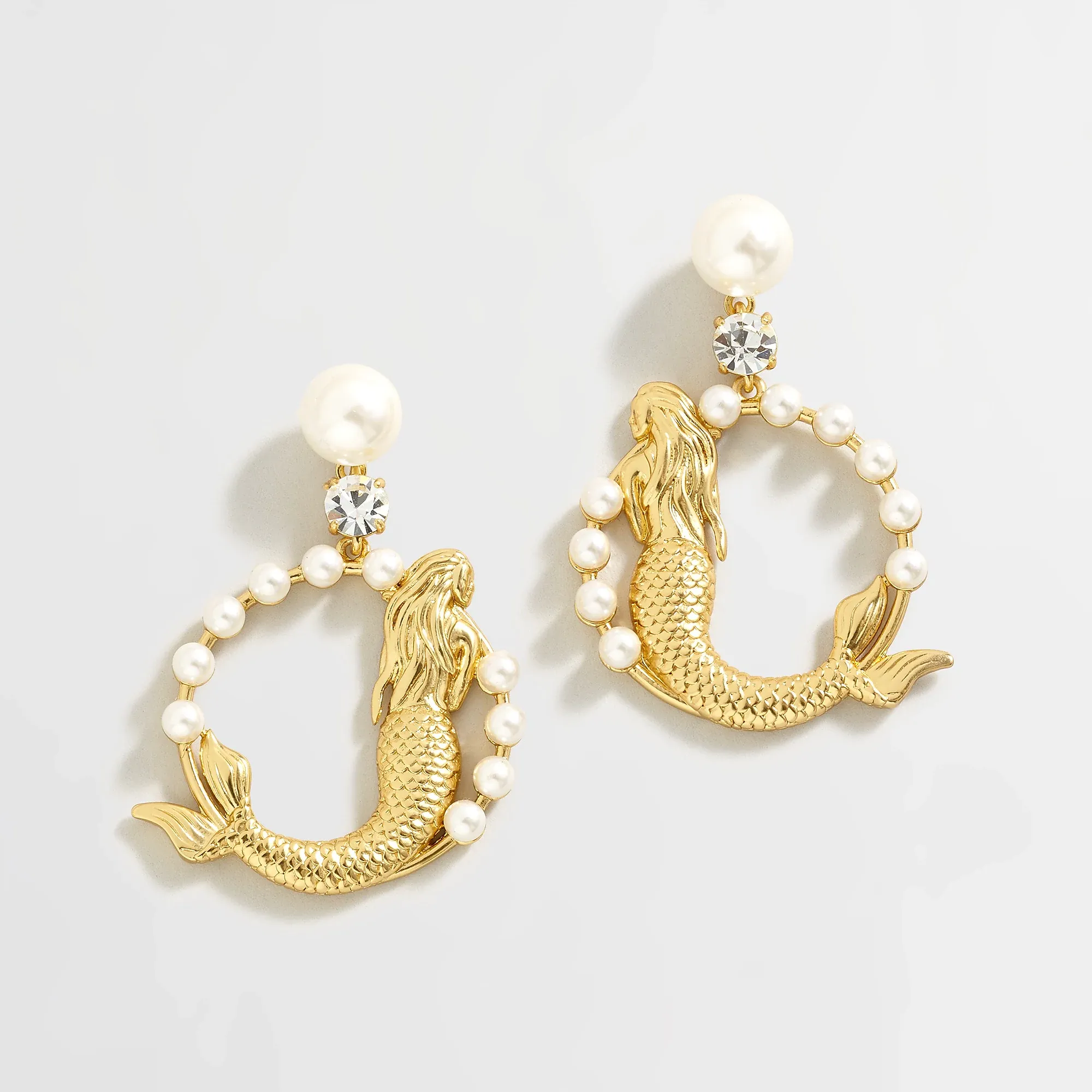 J.crew Pearl mermaid drop earrings