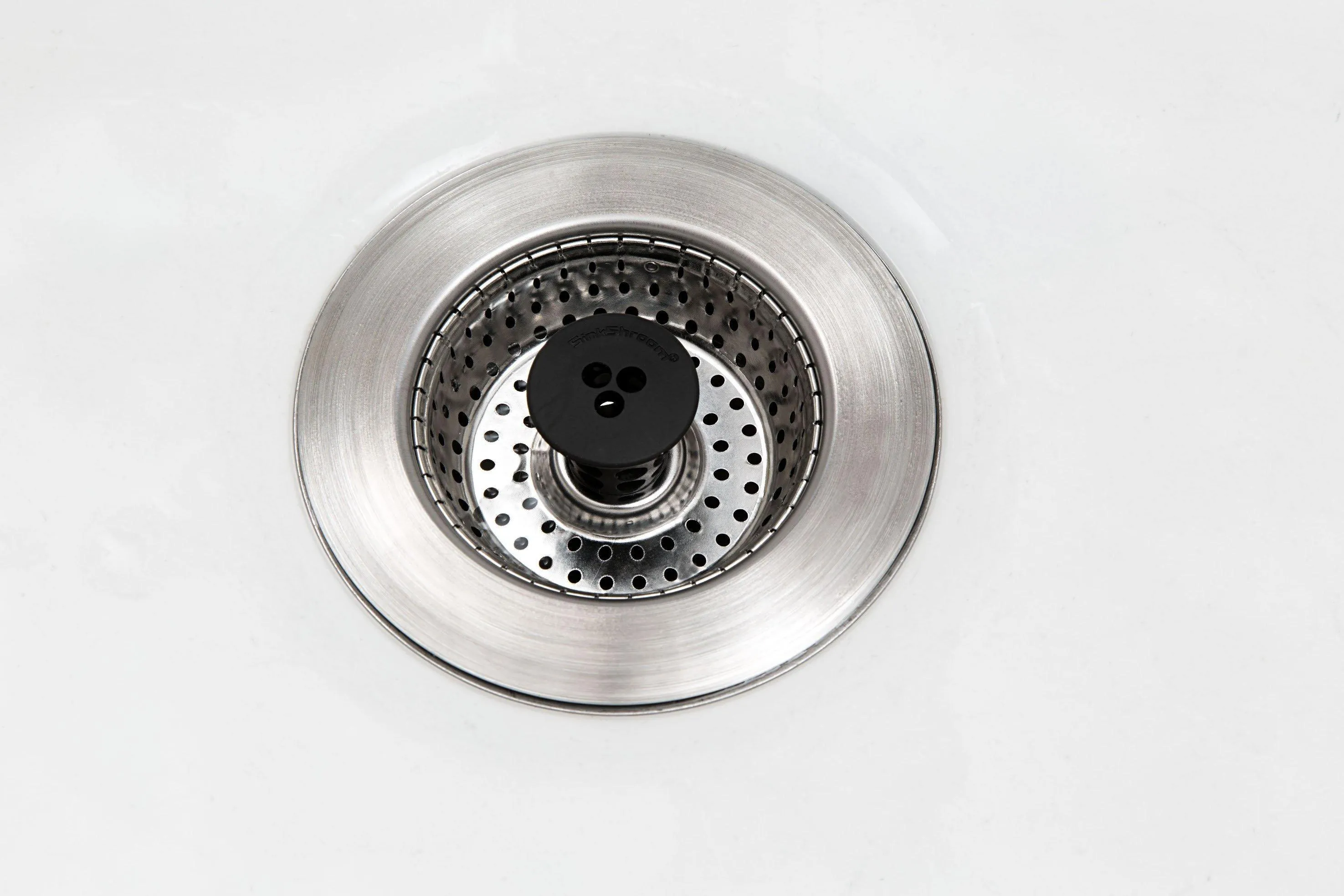 Kitchen SinkShroom (Stainless) Strainer With Built-In Anti-Clog Tech