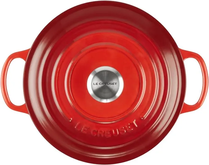 Le Creuset Signature Round Casserole Oven Cerise 24cm 4.2L--- Clearance