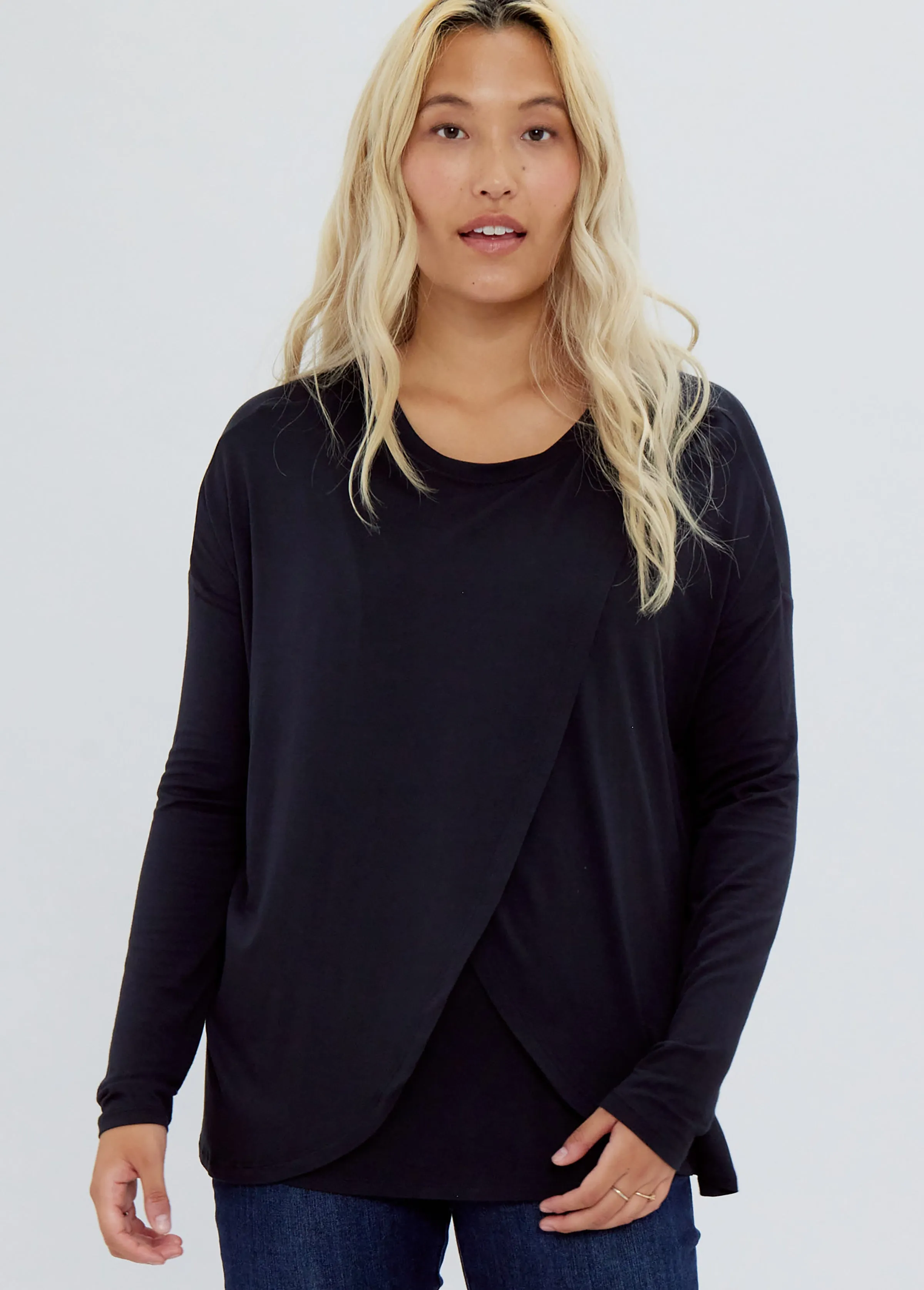 Long Sleeve Nursing Tee