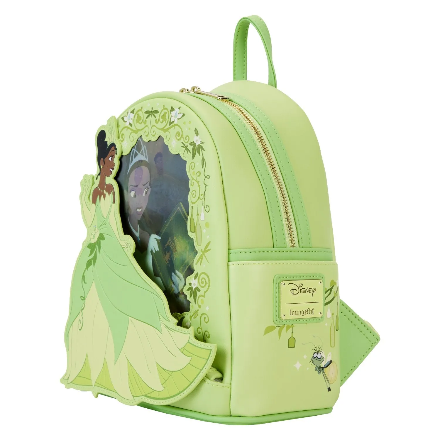 Loungefly Disney Princess and the Frog Tiana Lenticular Mini Backpack