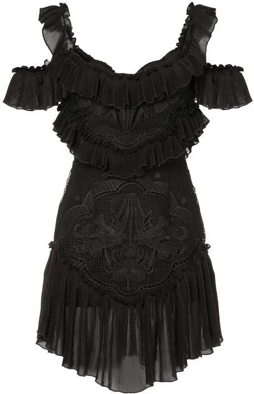 'Lovebirds' Dress, Black