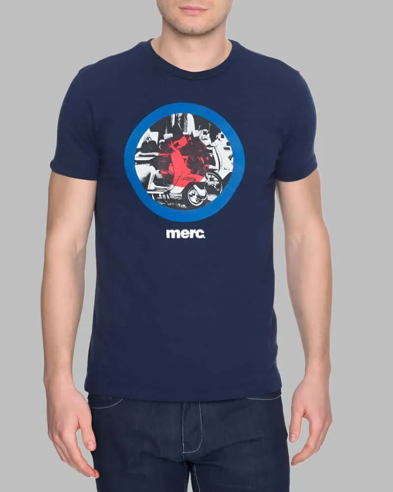 Merc GRANVILLE T Shirt Navy