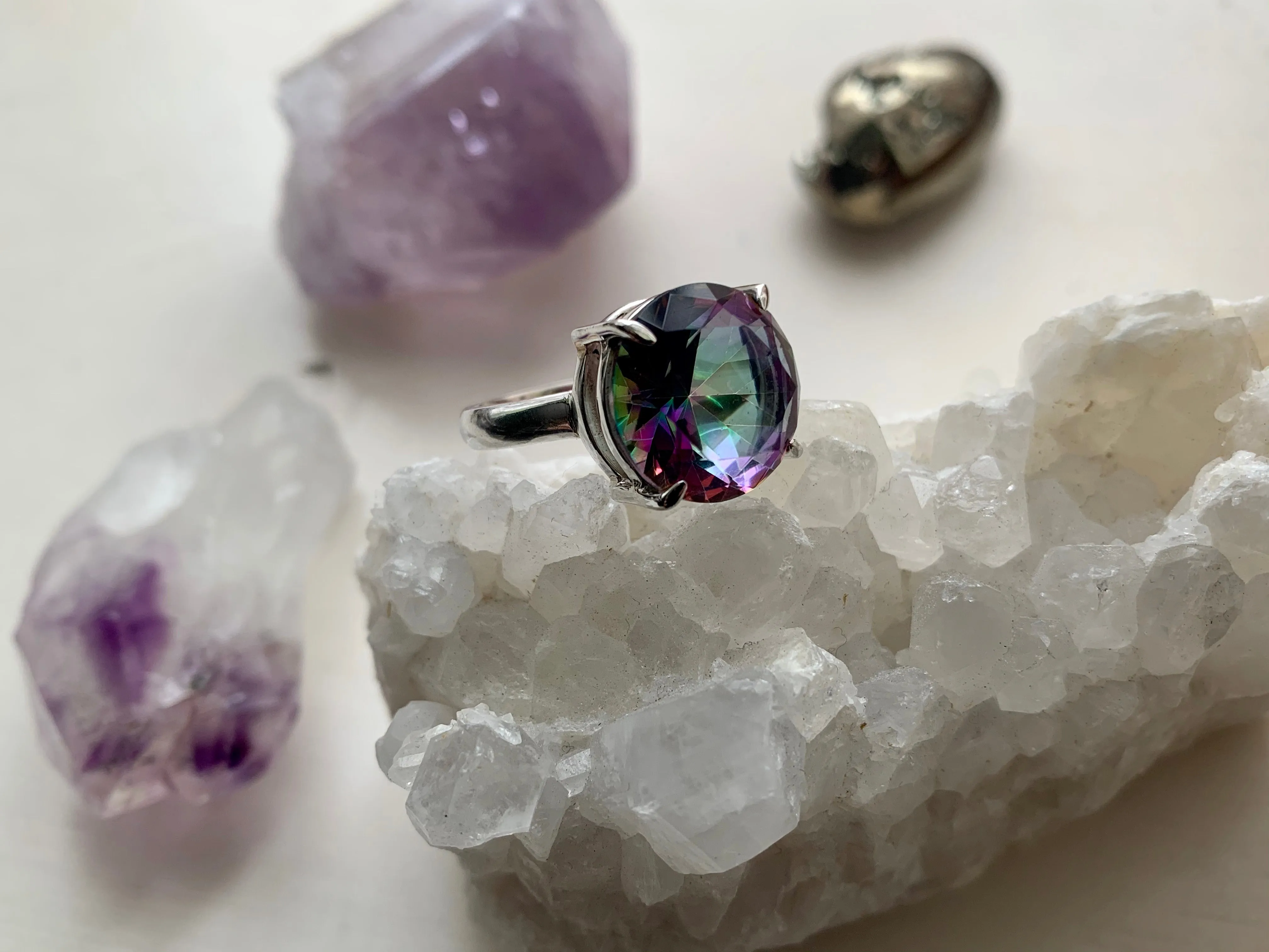 Mystic Topaz Sanaa Ring - Oval / Round