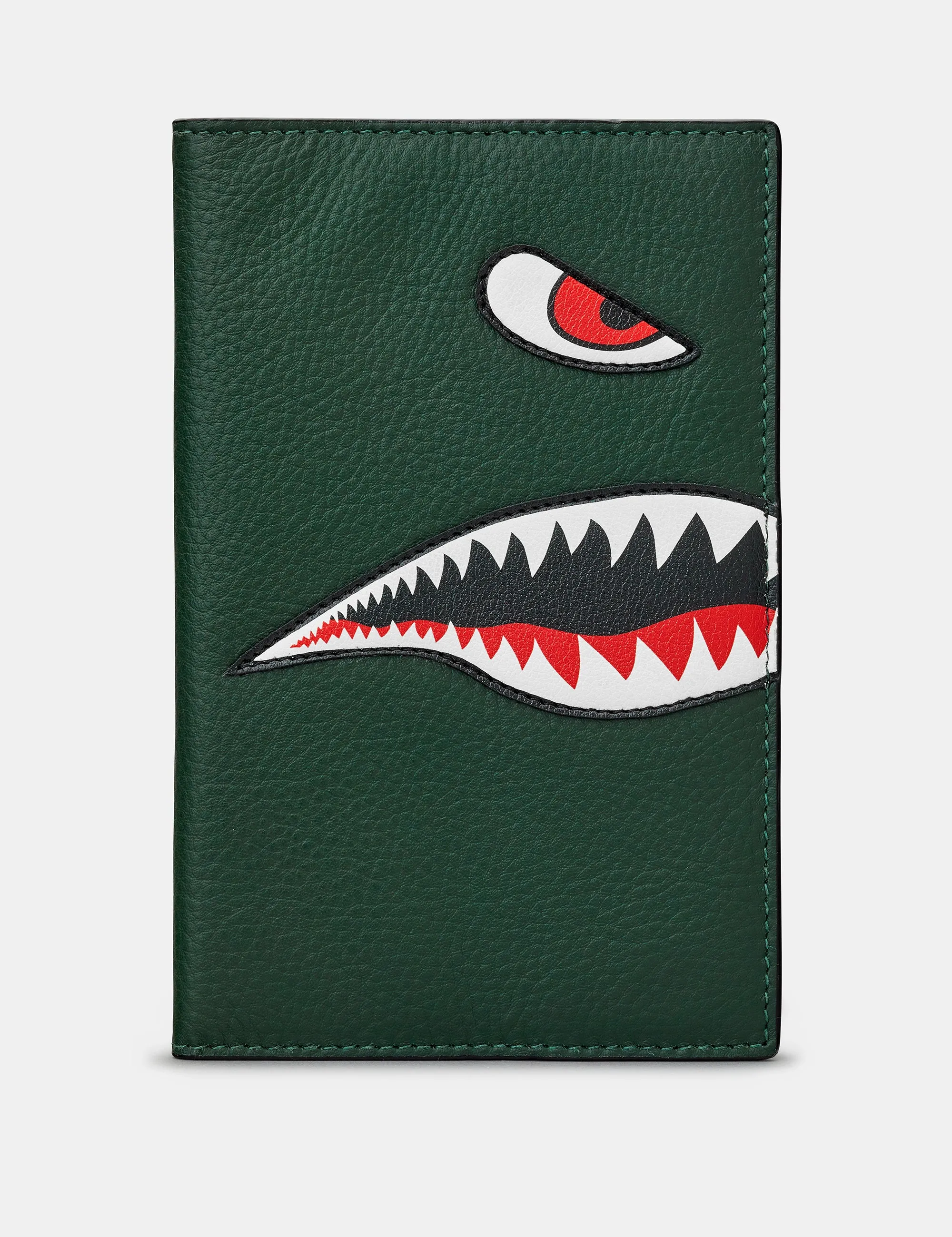 Nose Cone Green Leather Golf Scorecard Holder