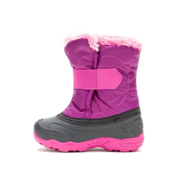 Snowbug Fur2 Toddler Snow Boot - Grape