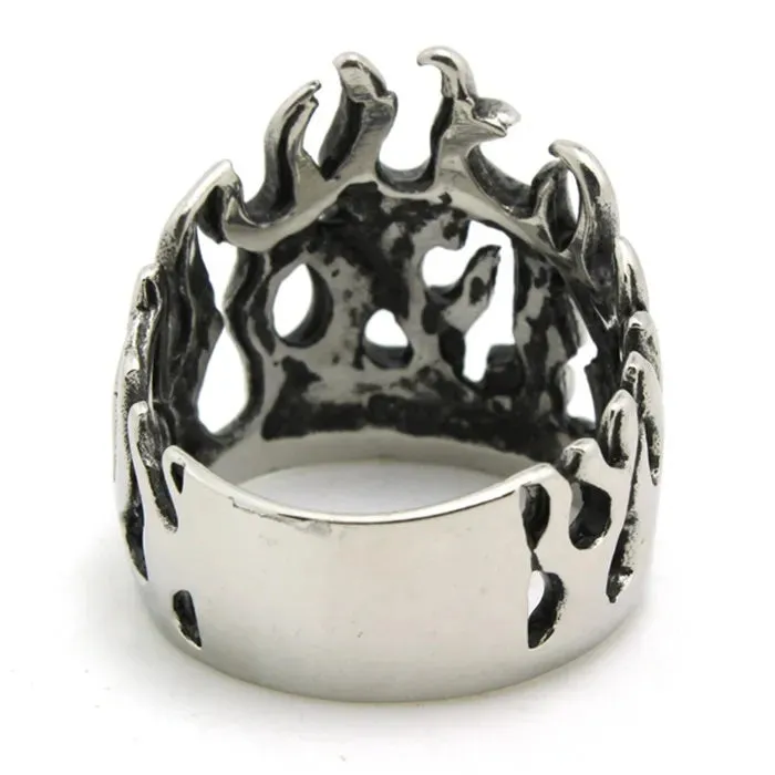 Stainless Steel Thirteen Flame Ring