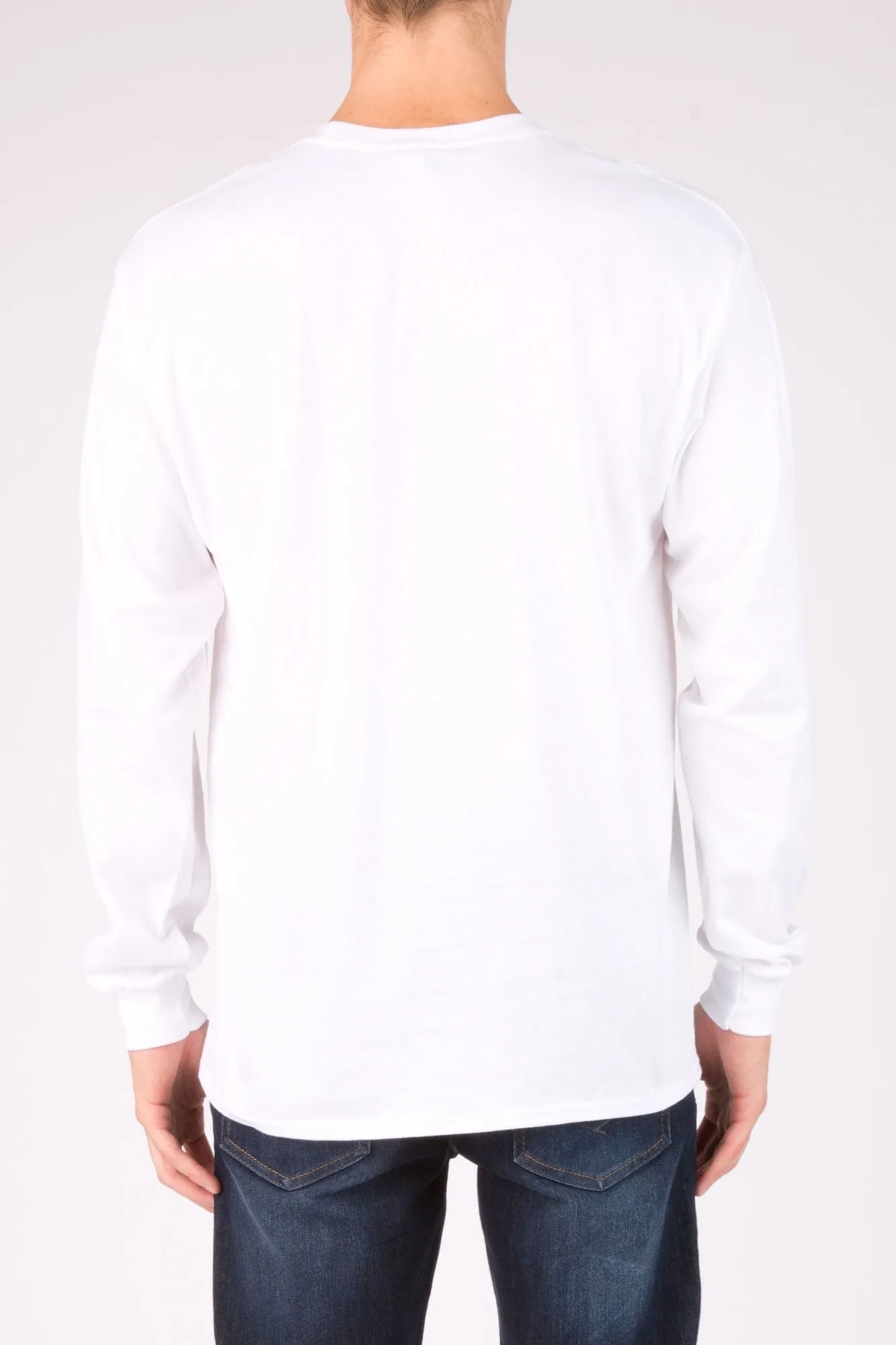 Thrasher Guys White Skate Mag Long Sleeve Tee