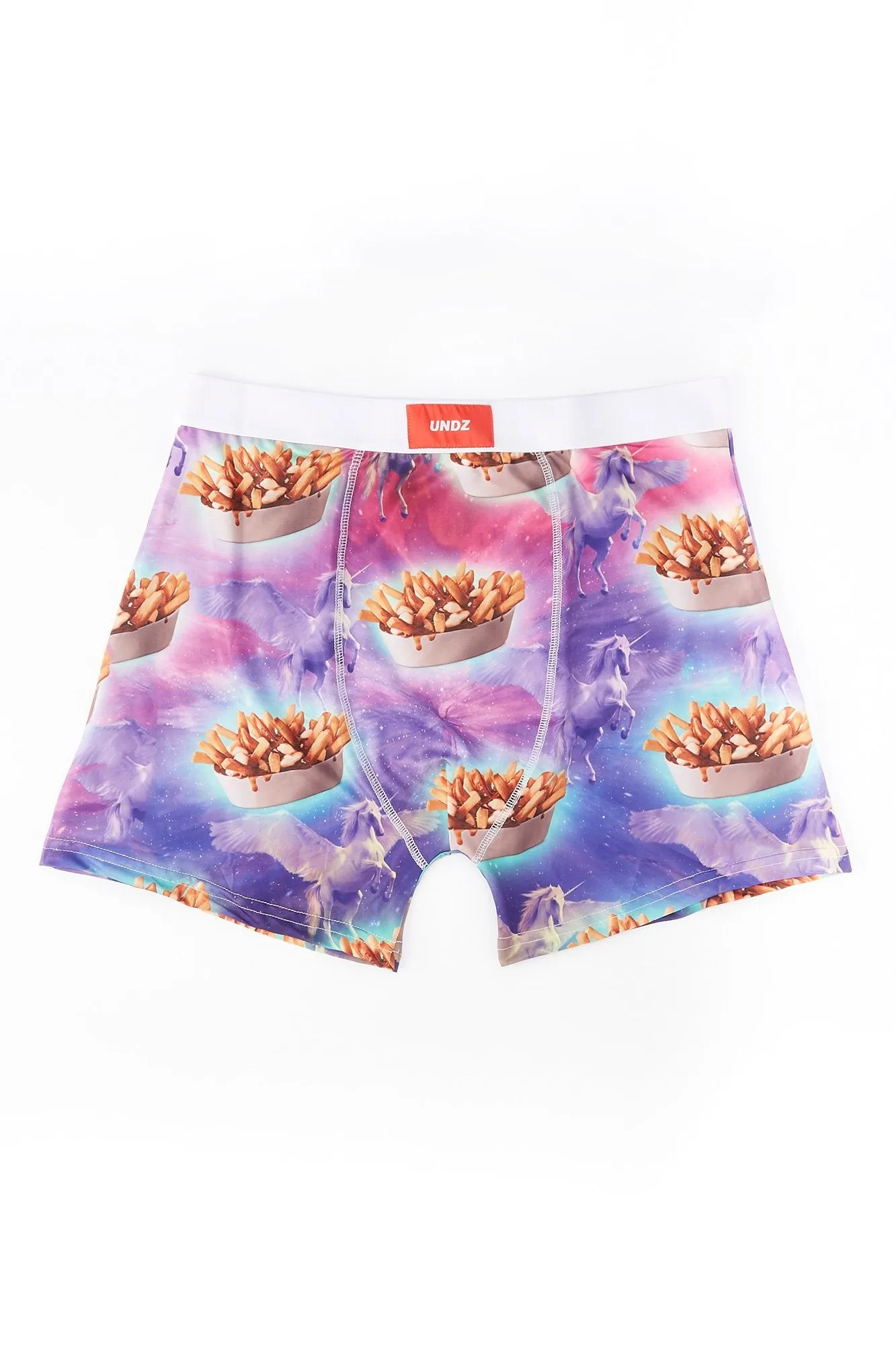 UNDZ Guys Unicorn and Poutine Boxer Briefs