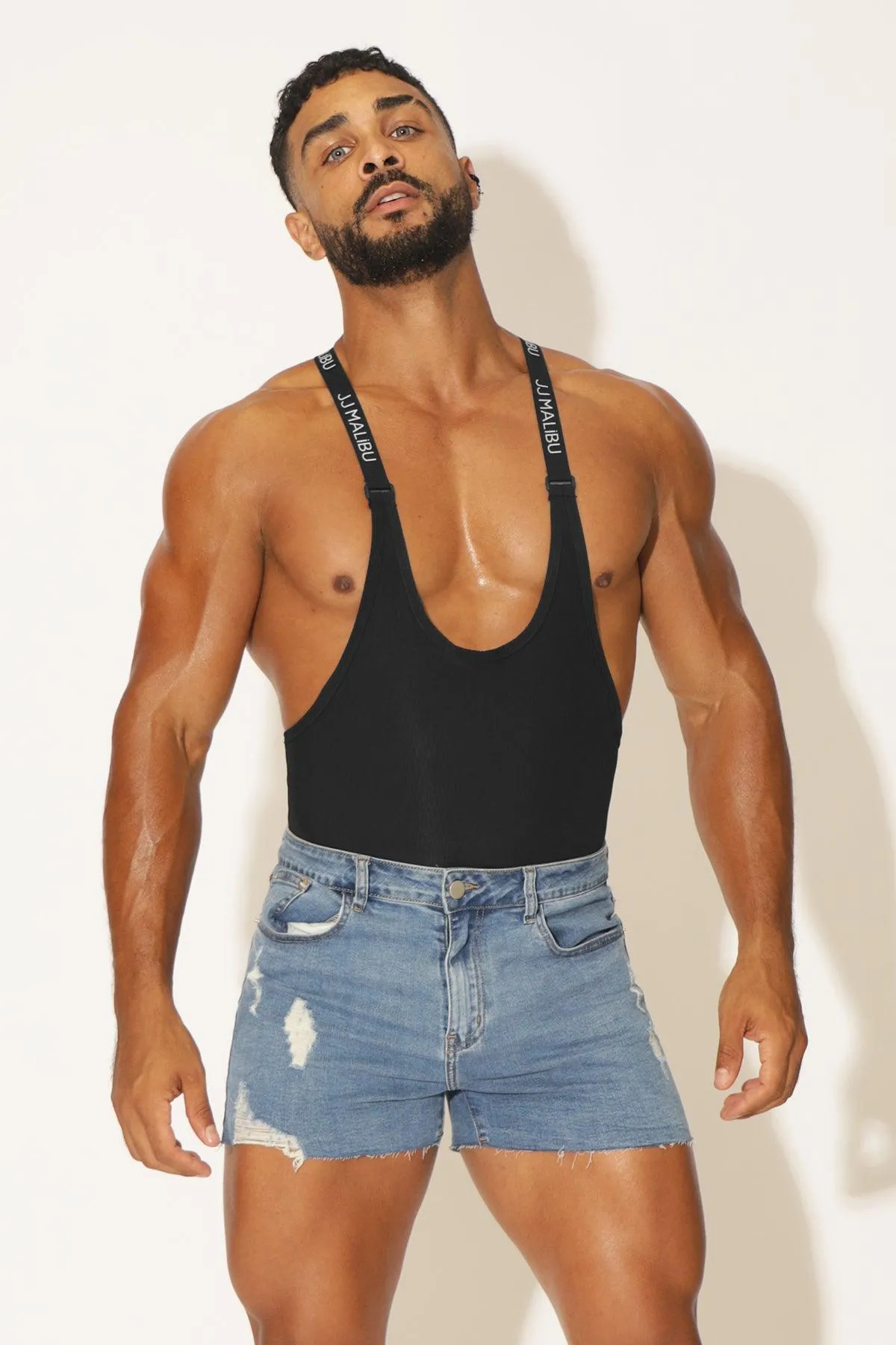 Wrestle Me Bodysuit - Black