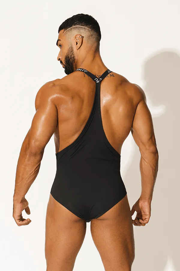 Wrestle Me Bodysuit - Black