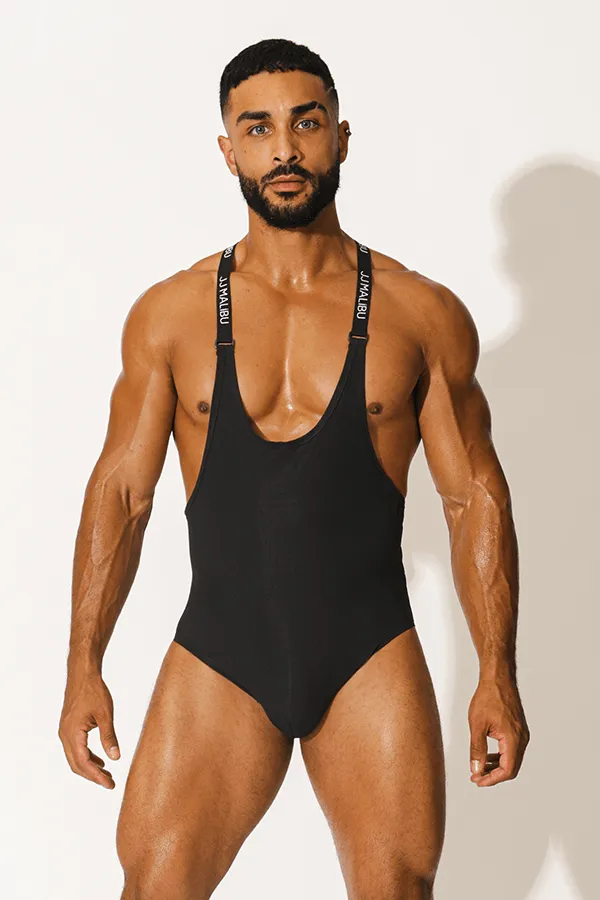 Wrestle Me Bodysuit - Black